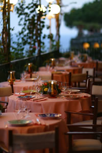 Restaurant, Hotel San Pietro, Positano, Italy