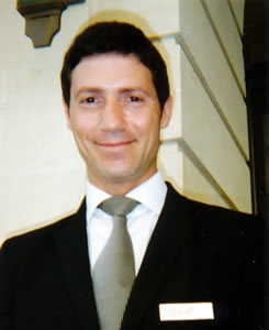 maitre d’ Marco Greco, Risorgimento Resort, Lecce, Puglia, Italy