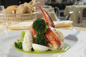Insalata di mare con broccoletti, Grand Canal Restaurant, Venice, Italy | Bown's Best