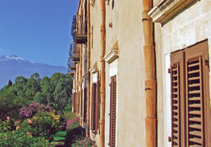 View to Mt Etna at San Domenico Palace Hotel, Taormina, Sicily, Italy | Bown's Best