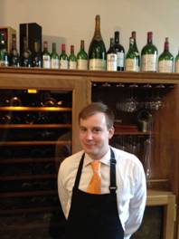 Sommelier Peter Foulds, Lainston House Hotel, Winchester, Hampshire, United Kingdom