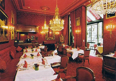 Rote Bar Restaurant, Hotel Sacher, Vienna, Austria