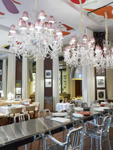  Restaurant La Cuisine. Hotel Le Royal Monceau Raffles, Paris, France