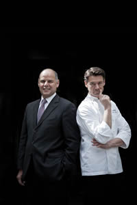 Philippe Bourguignon, Manager with Chef Alain Pégouret, Restaurant Laurent, Paris, France