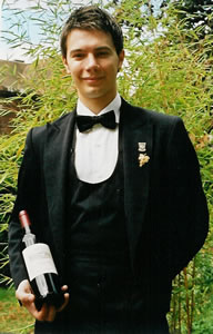 Davide Vaccarini, Sommelier, Lainston House Hotel, Winchester, UK