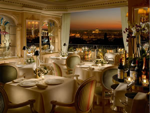 Interior at Restaurant La Mirabelle, Hotel Splendide Royal, Rome, Italy | Bown's Best