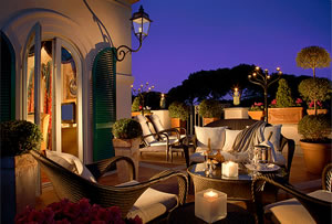 Exterior at Restaurant La Mirabelle, Hotel Splendide Royal, Rome, Italy | Bown's Best